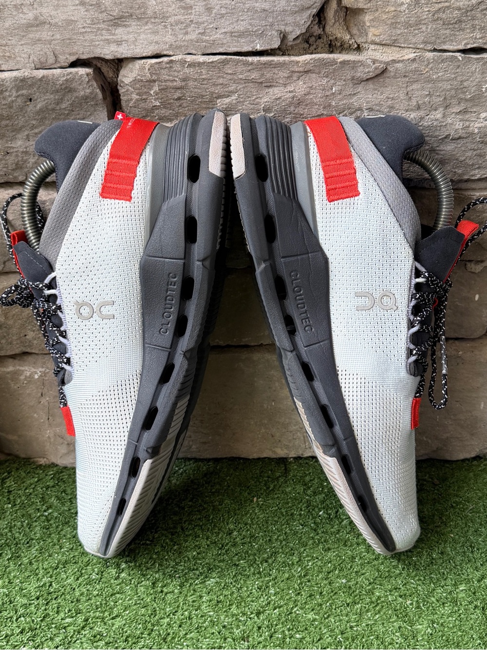 On Running Cloudnova Arctic/Navy Women’s Sneakers - Picture 6 of 12